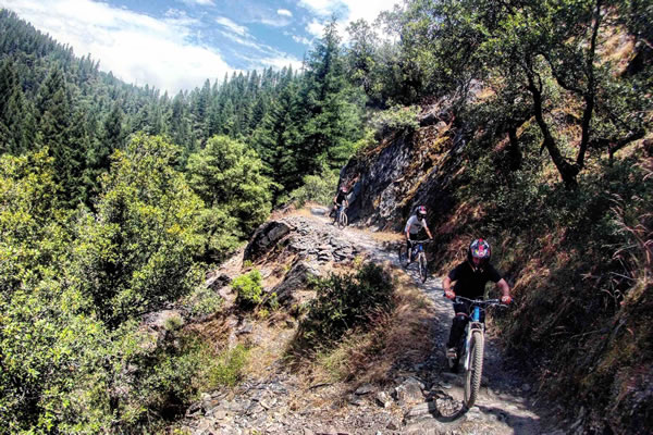 Mountain biking summer camp rides include Butcher Creek Trail