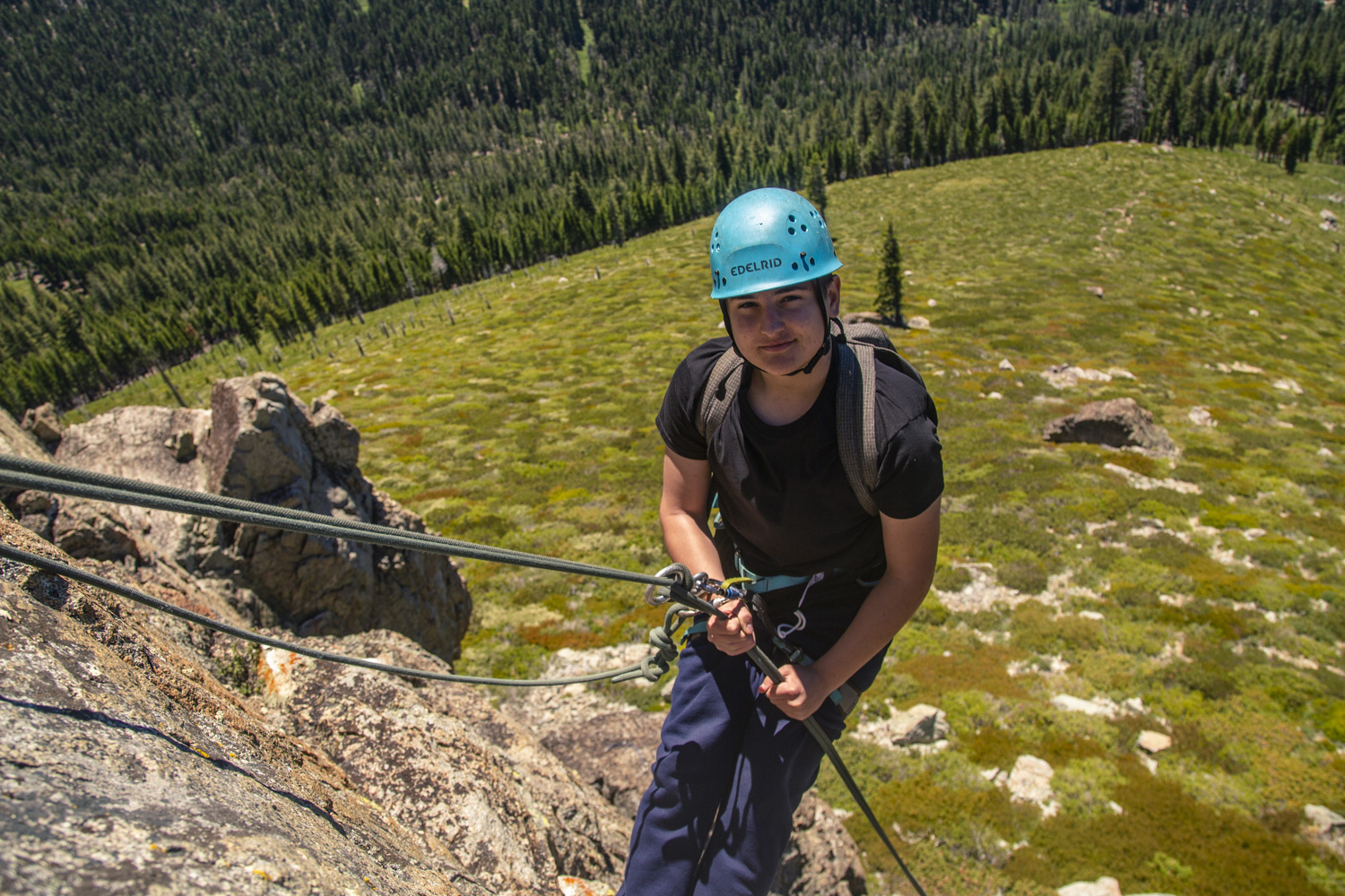 Summer camp can help your son gain confidence.